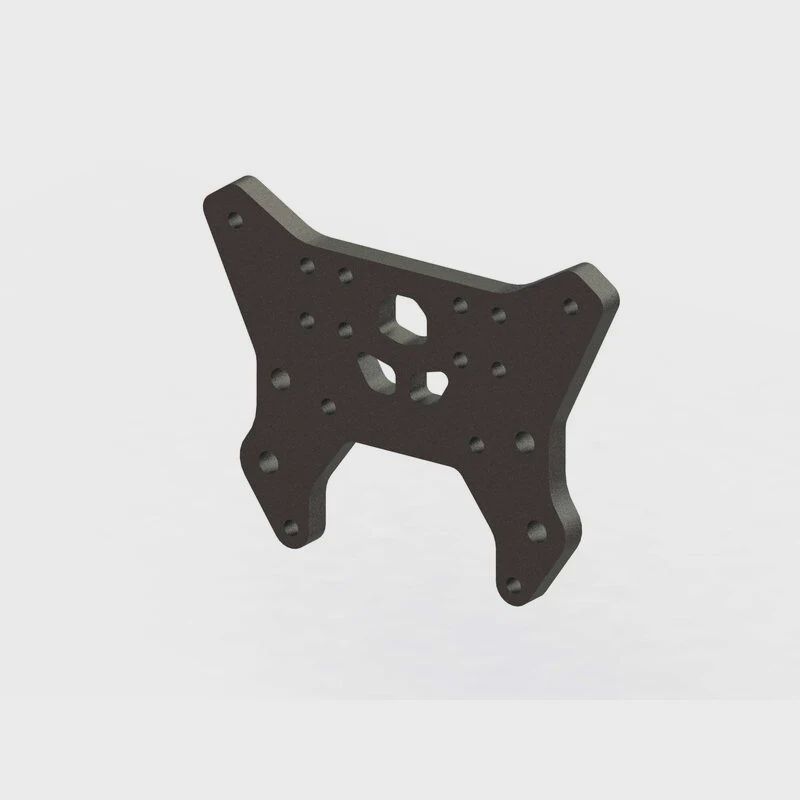 Arrma Aluminum Front Shock Tower (Black) (ARA330604)