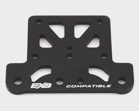 Arrma EBX Aluminum Top Plate (Black) (ARA320598)
