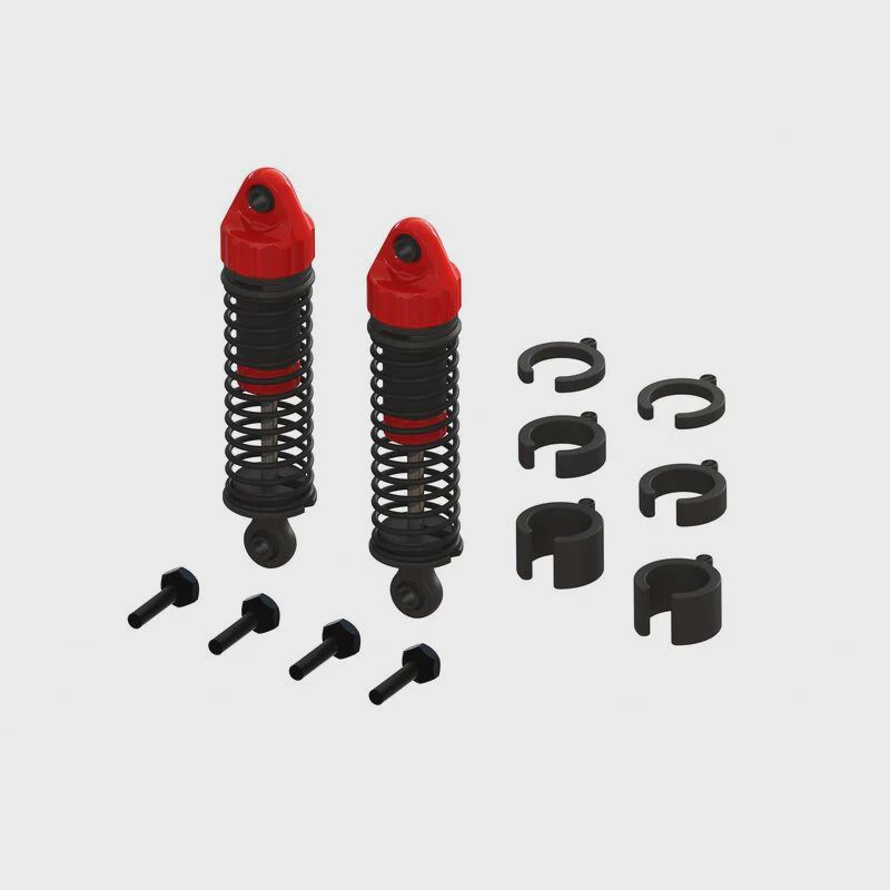 Arrma SHOCK SET, 58MM LENGTH, 300CST OIL (2): GROM (ARA330806)