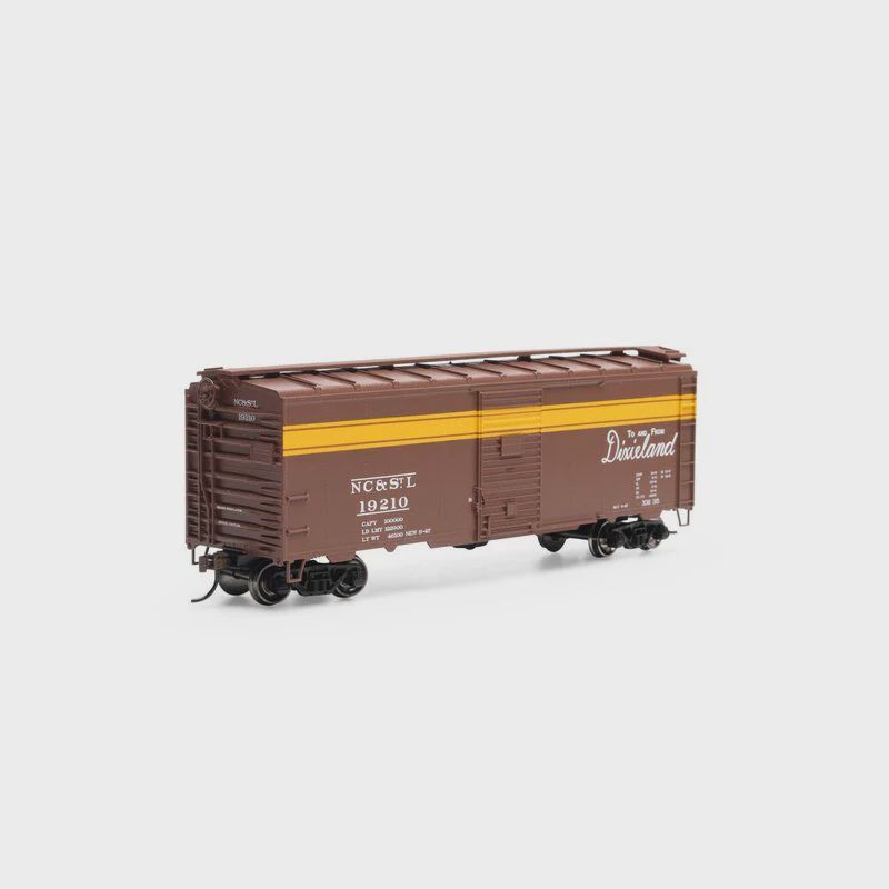 Athearn HO 40' Youngstown Door Box, NC&amp;STL #19210 (ATH75340)