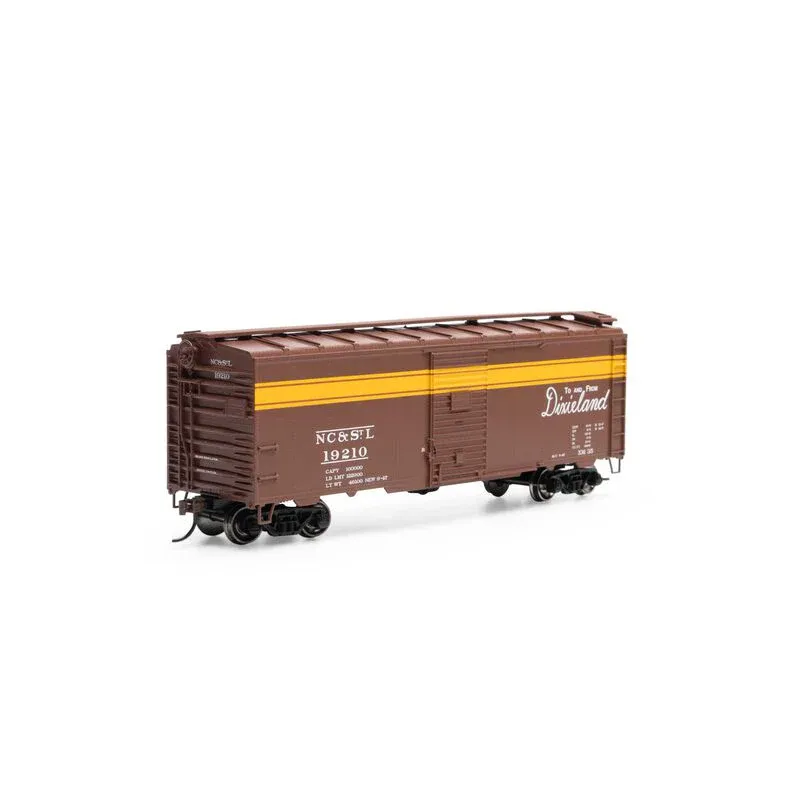 Athearn HO 40' Youngstown Door Box, NC&amp;STL #19210 (ATH75340)