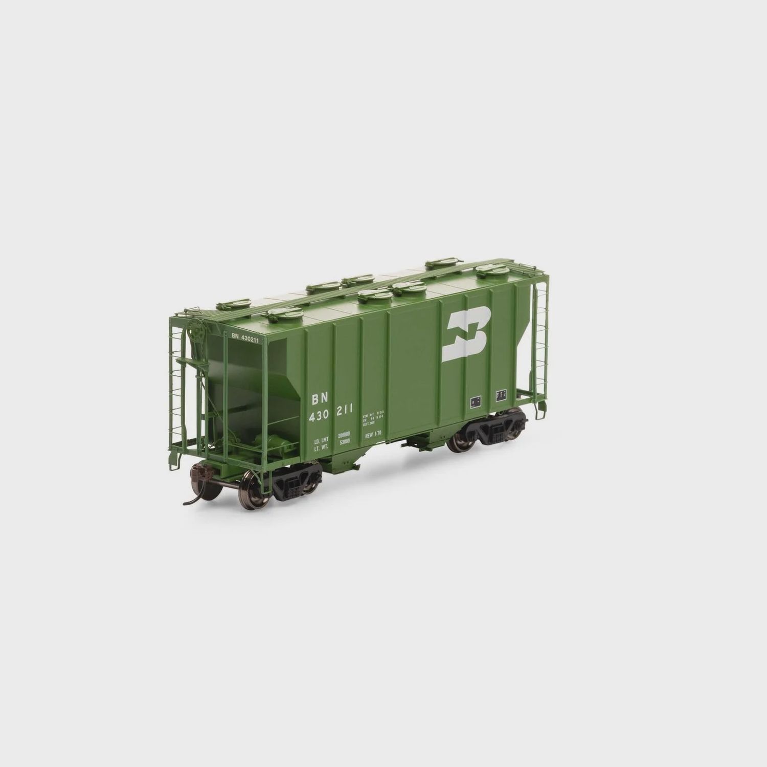 Athearn HO PS-2 2600 Covered Hopper, BN #430211 (ATH63804)