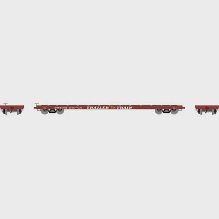 Athearn HO RTR 60' Flat Car, OTTX/Brown Logo #97079 (ATH97070)