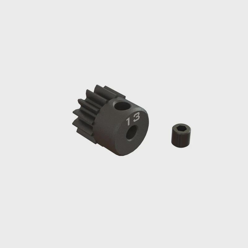 Arrma 13T 0.8Mod 1/8" Bore CNC Steel Pinion Gear (ARA311075)