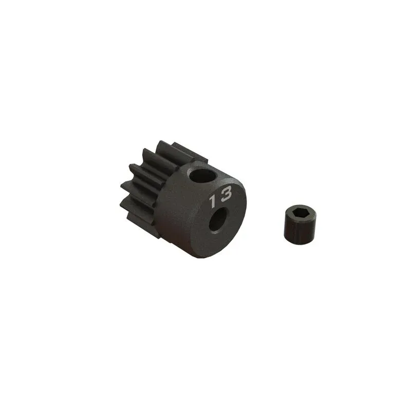 Arrma 13T 0.8Mod 1/8" Bore CNC Steel Pinion Gear (ARA311075)
