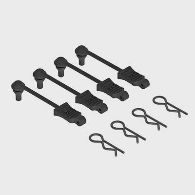 ARRMA Body Clip Retainer 1/10 Scale Black (AR390165)