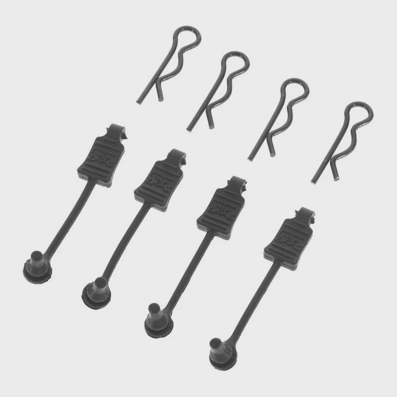 Arrma Body Clip Retainer 1/8 Scale Black (4) (AR390178)