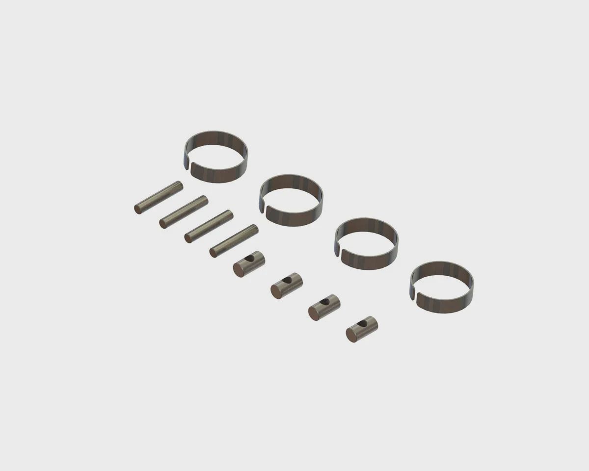 Arrma CVD Driveshaft Metal Fittings (2) (ARA31150)