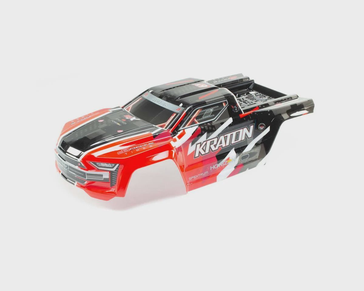 Arrma Kraton 6S BLX Pre-Painted Body (Red) (ARA406156)