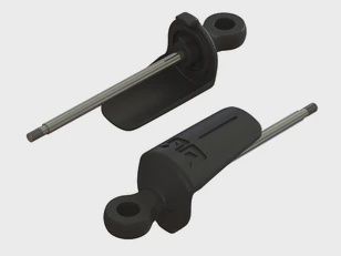 Arrma SHOCK SHAFT, EYELET AND SPRING PERCH (REAR) (AR330537)