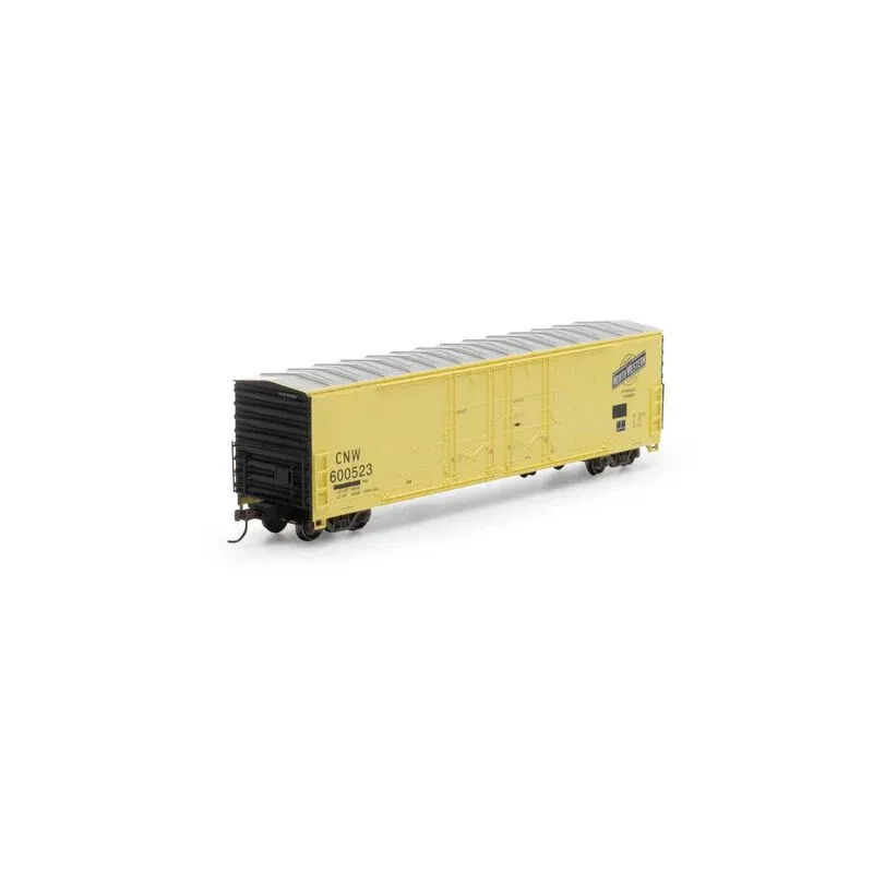 Athearn HO RTR 50' Evans DD Plug Box, C&amp;NW #600523 (ATH67945)