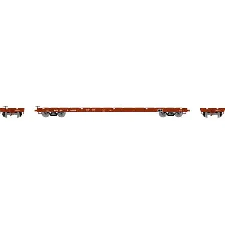 Athearn HO RTR 60' Flat Car, BNSF #584908 (ATH97081)