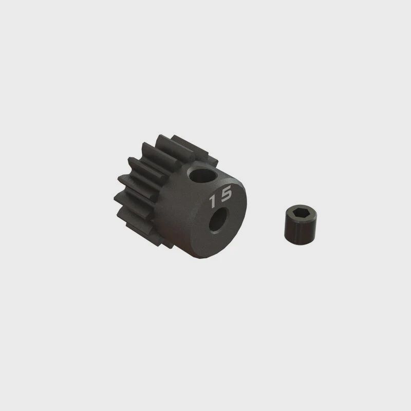 Arrma 15T 0.8Mod 1/8" Bore CNC Steel Pinion Gear (ARA311077)
