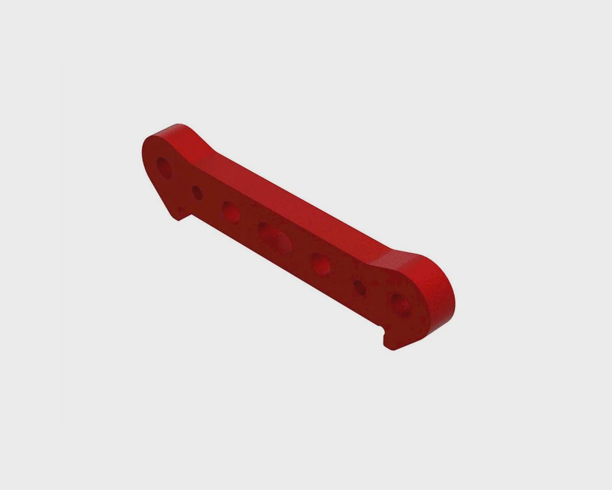 Arrma 8S BLX Aluminum Front Suspension Mount (Red) (ARA330556)