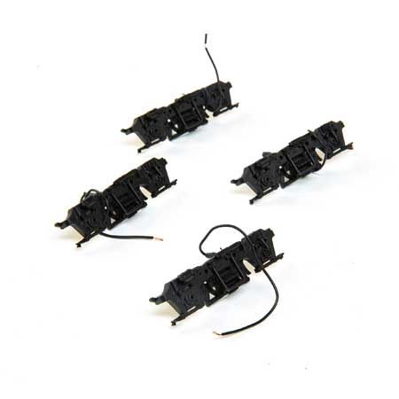 Athearn HO Blomberg M Sideframe Set, Leaf/Hyatt (4) [ATHG40302]