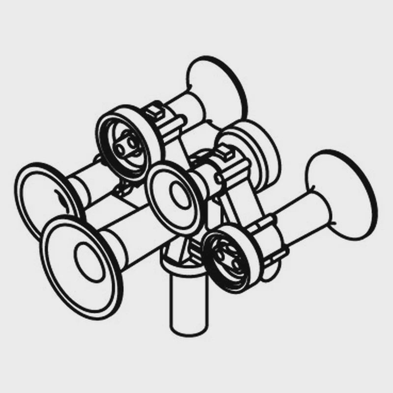 Athearn HO Horn, Nathan M5R24 (3) (ATH020450