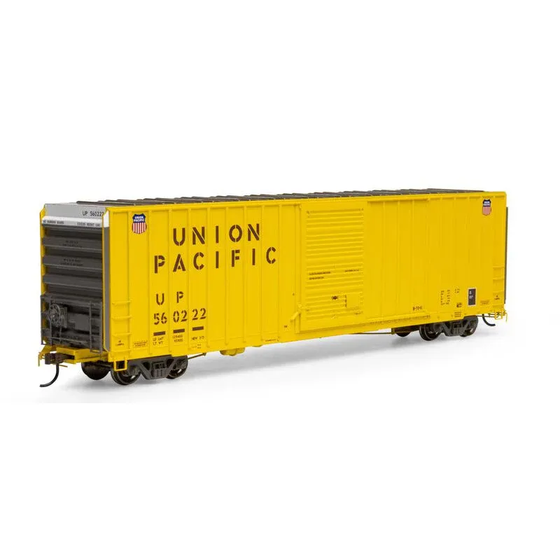 Athearn HO RTR 60' Hi-Cube Ex-Post Box, UP/Yellow #560222 (ATH16118)