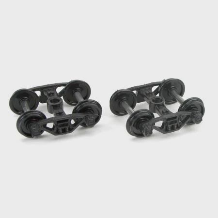 Athearn HO Truck, Bettendorf. 33" Metal Wheels (2) (ATH90400)