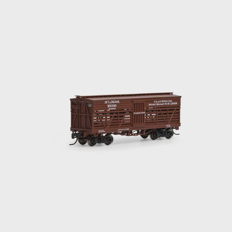 Athearn N 36' Old Time Stock Car, SLIM&amp;S #16036 (ATH5252)