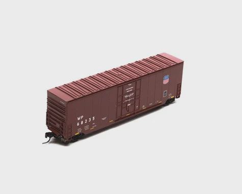 Athearn N 50' High Cube Plug Door Box, WP/UP Logo #68235 (ATH3780)