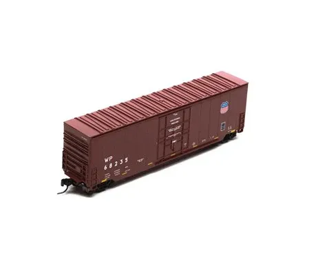 Athearn N 50' High Cube Plug Door Box, WP/UP Logo #68235 (ATH3780)