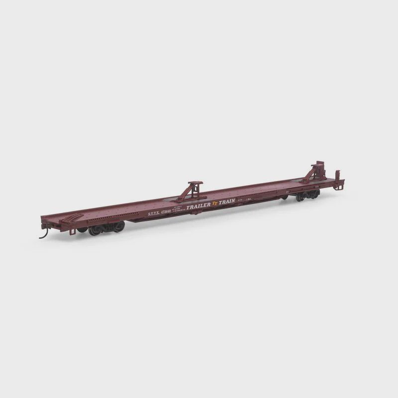 Athearn HO RTR 85' TOFC Flat, TT/STTX #473640 (ATH27663)
