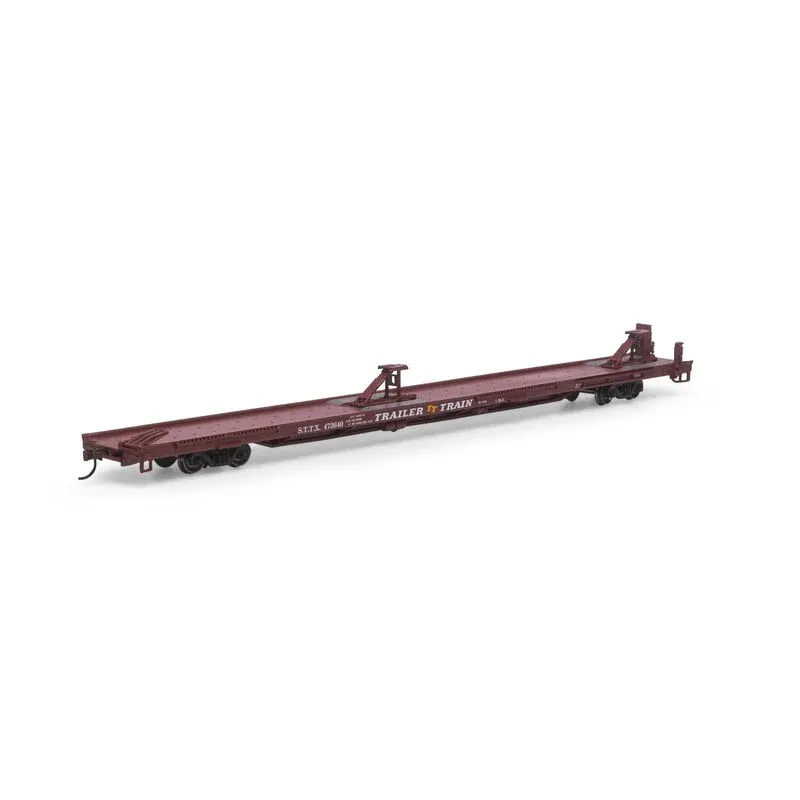 Athearn HO RTR 85' TOFC Flat, TT/STTX #473640 (ATH27663)