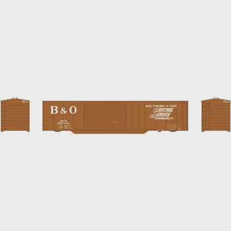 Athearn N 50' Double Sliding Door Box, B&amp;O #288334 (ATH2793)