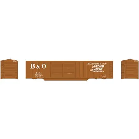 Athearn N 50' Double Sliding Door Box, B&amp;O #288334 (ATH2793)