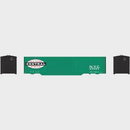 Athearn N 50' Double Sliding Door Box, NYC #43663 (ATH2783)