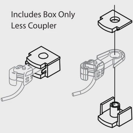 Athearn N Coupler Box &amp; Cover (6) (ATH16788)