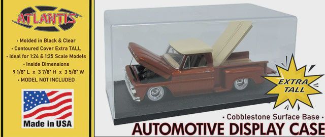 Atlantis Models Automotive Display Case Cobblestone Base 1/24-1/25 (AAN1014)