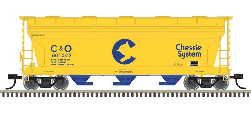 Atlas Chessie System C&amp;O 601322 (Yellow, Blue) (ATL50006112)