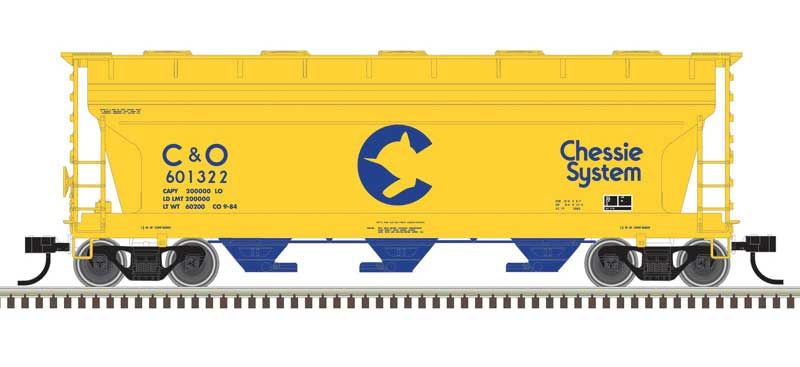 Atlas Chessie System C&amp;O 601322 (Yellow, Blue) (ATL50006112)