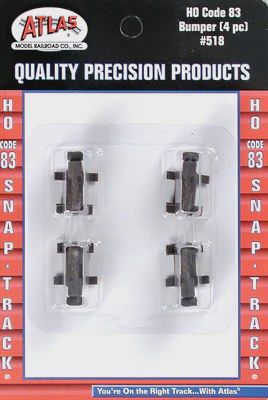 Atlas HO Code 83 Bumper (4) (ATL518)