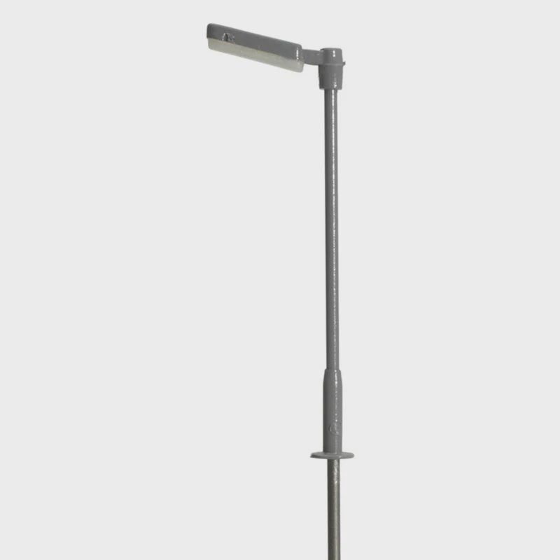 Atlas HO Single Arm Parking Lot Light Gray, Cool White LED (3) (ATL70000172)
