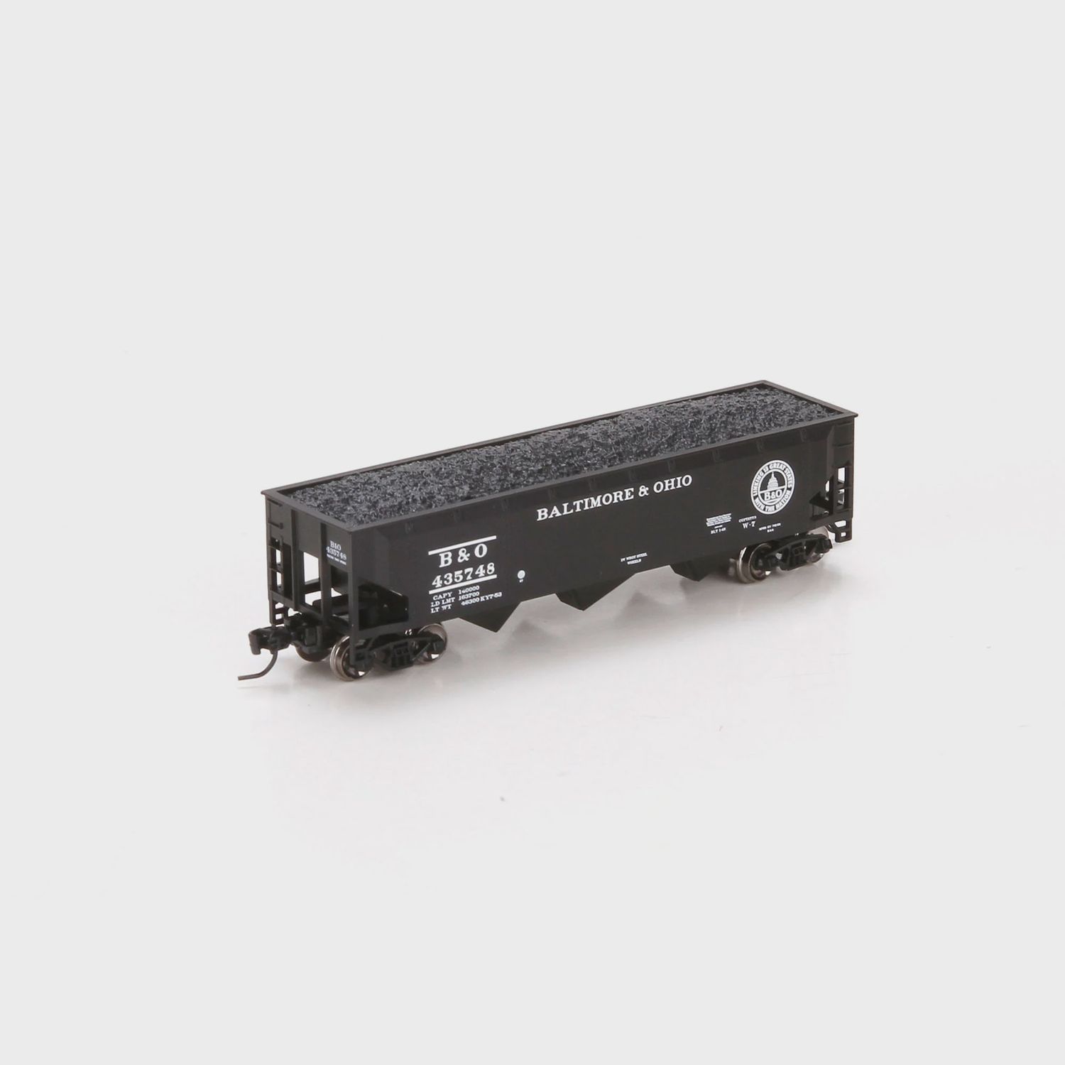 Athearn N 40' 3-BAY OFFSET HOPPER W/LOAD, B&amp;O #435748 (ATH6561)