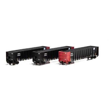 Athearn N Thrall High Side Gondola, MWCX #2 (3) [ATH5954]