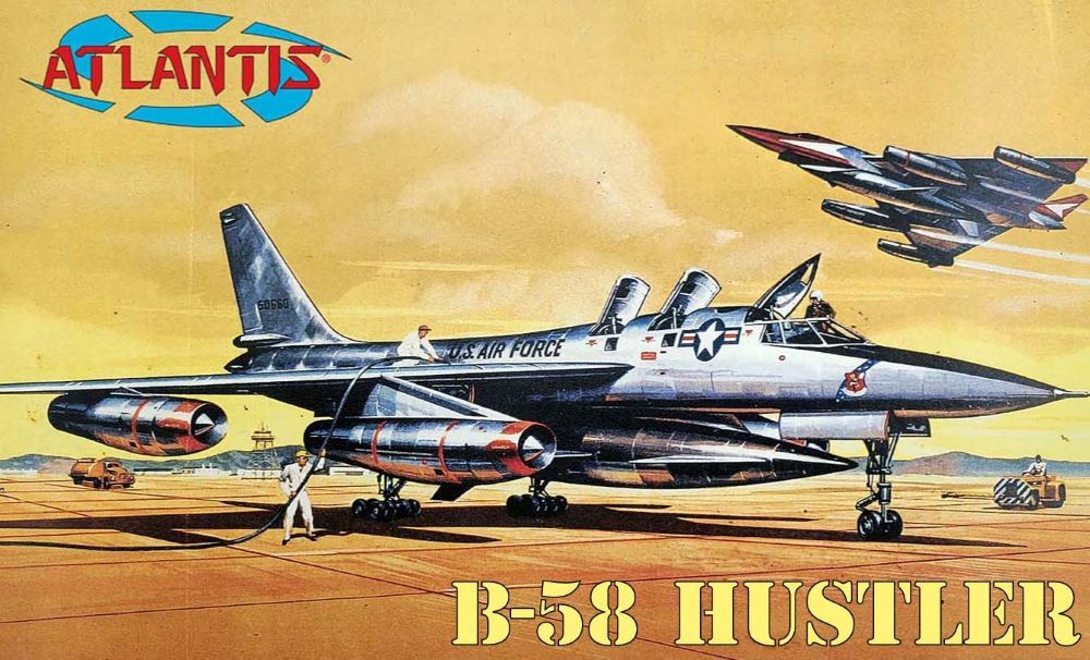 Atlantis 1/93 Convair B58 Hustler Jet (formerly Revell) (AAN252)