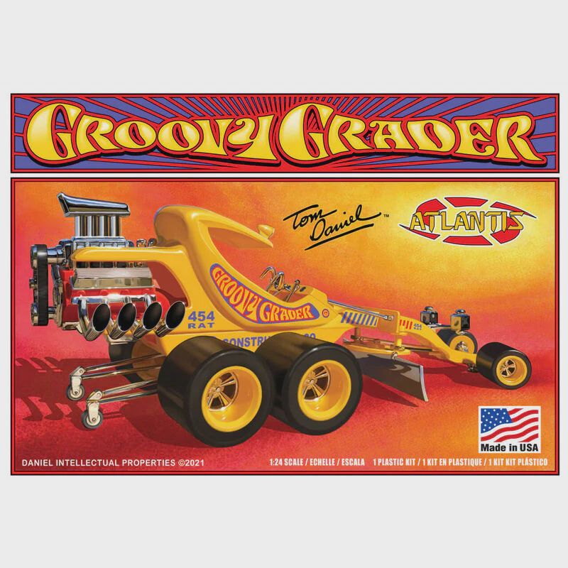 Atlantis Models Tom Daniel Groovy Grader 1/24 (AANM5697)