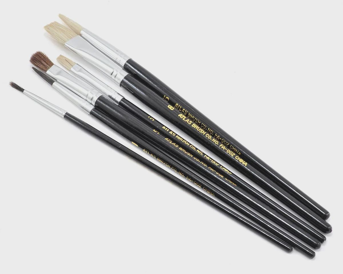 Atlas Brush Economy Paint Brush Set (6) (ABSFA-002)