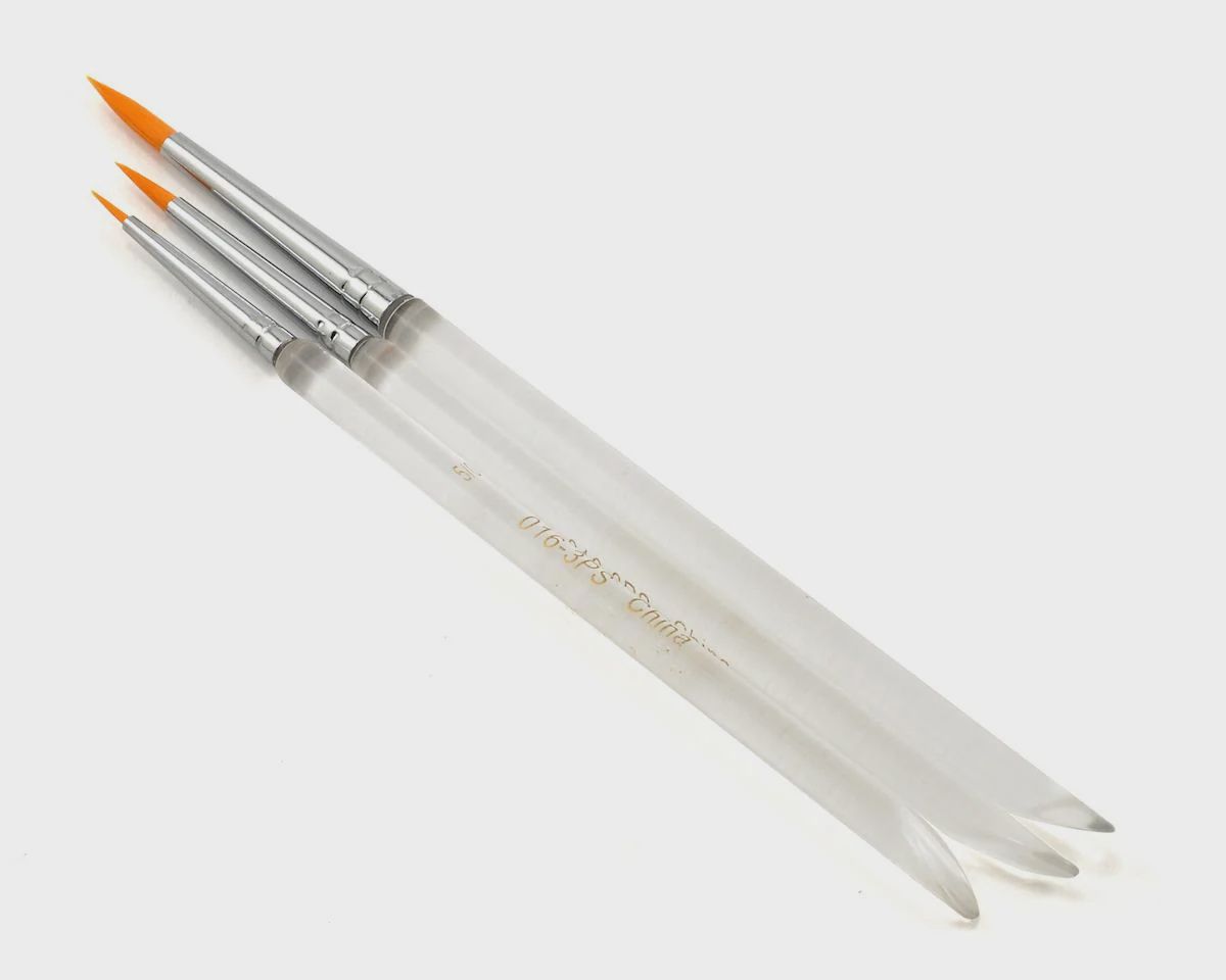 Atlas Brush Taklon Detail Acrylic Brush Set (3) (ABS016-3PS)