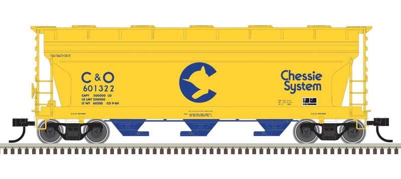 Atlas Chessie System C&amp;O 601343 (Yellow, Blue) (ATL50006113)