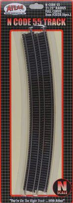 Atlas Code 55 21 1/4" Full Curve (6) N (ATL2028)
