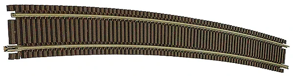 Atlas Code 55 Track w/Nickel-Silver Rail &amp; Brown Ties -- 71" Radius Full Curve pkg(6) (ATL2031)