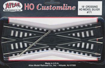 Atlas HO Code 100 19 Degree Custom Crossing (ATL171)