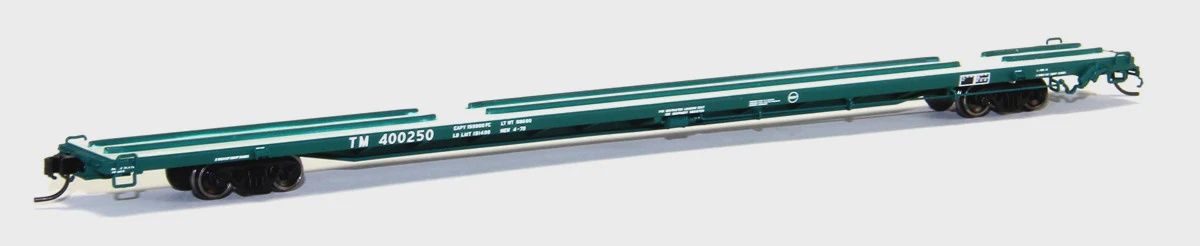 Atlas N ACF 89'4" Flat Car With Mid/End Hitches, Texas Mexican #400264 (ATL50001377)