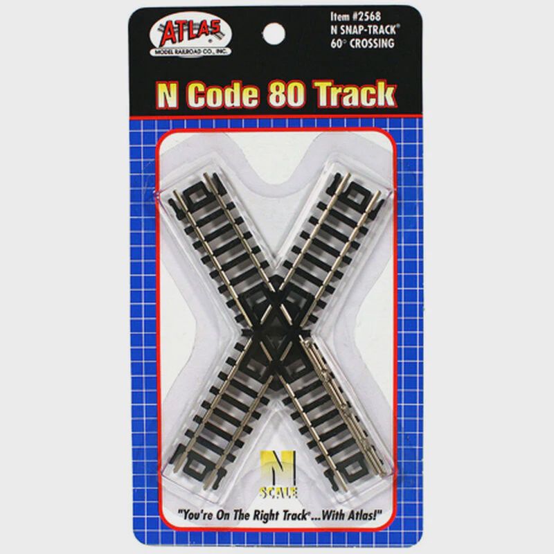 Atlas N Code 80 60 Degree Crossing (ATL2568)