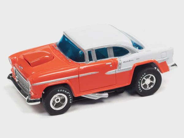 AUTO WORLD CLASSIC RED &amp; WHITE | 1955 CHEVY BEL AIR (AWDCP7901)