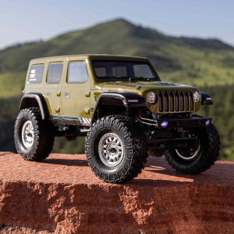 Axial 1/24 SCX24 2019 Jeep Wrangler JLU CRC 4X4 RTR Rock Crawler , Green (ARAAXI00002V3T4)